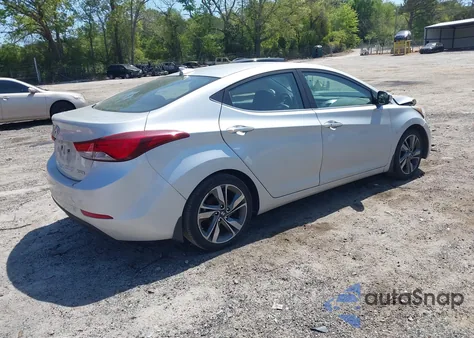 2014 Hyundai Elantra Limited z USA, uszkodzony, nr VIN KMHDH4AE2EU142048